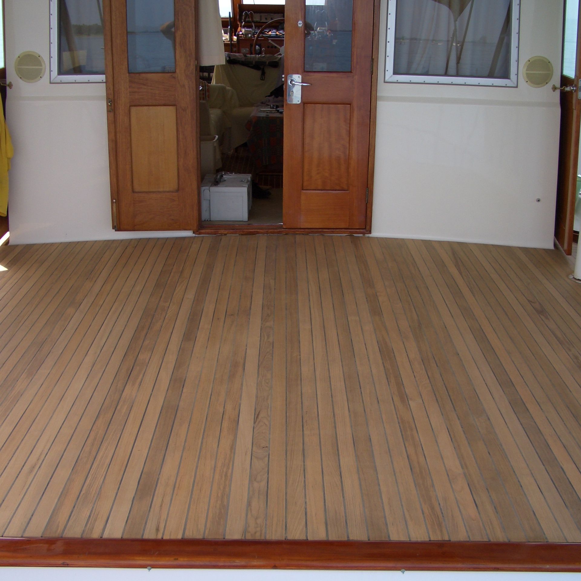 Bootsdeck in Wien